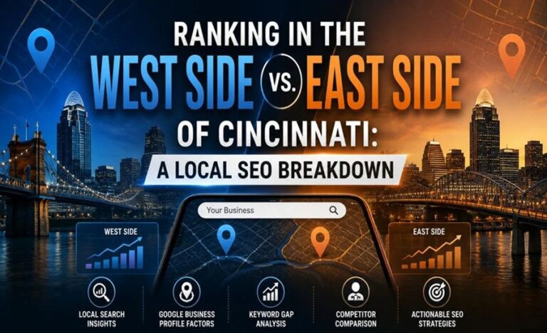 Ranking in the West Side vs. East Side of Cincinnati: A Local SEO Breakdown